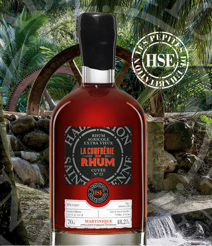 HSE Confrerie du Rhum Cuvee No. 22 2016 2017 2024 Agricole Rum Extra Vieux 48,2% vol. 0,7l Fassstärke