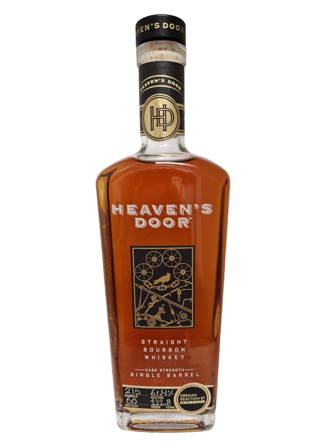 Heaven‘s Door Single barrel SKG 5 Bourbon Whiskey 0,7l 58,15 % vol. Bob Dylon Straight SINGLE CASK straigth Tennessee