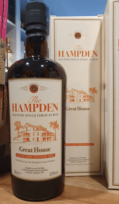 Great House Distillery Edition 2021 Hampden Jamaica 0,7l 55% vol. Rum single cask