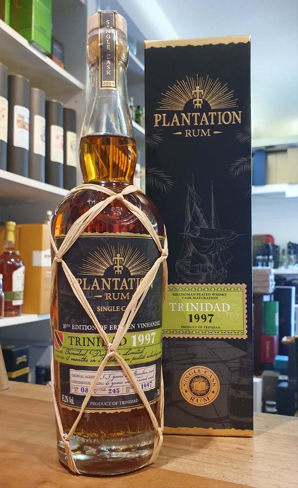 Plantation Trinidad 1997 2019 Rum Single Cask 45,2% 0,7 l Fassabfüllung Sonderedition stark limitiert