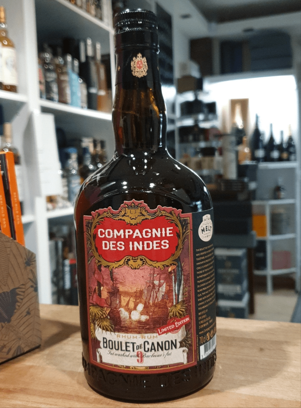 Compagnie des Indes Boulet de Canon No. 9 cdi Rhum Rum0,7l 46% vol. Fassabfüllung Sonderedition limitiert auf ein Fass