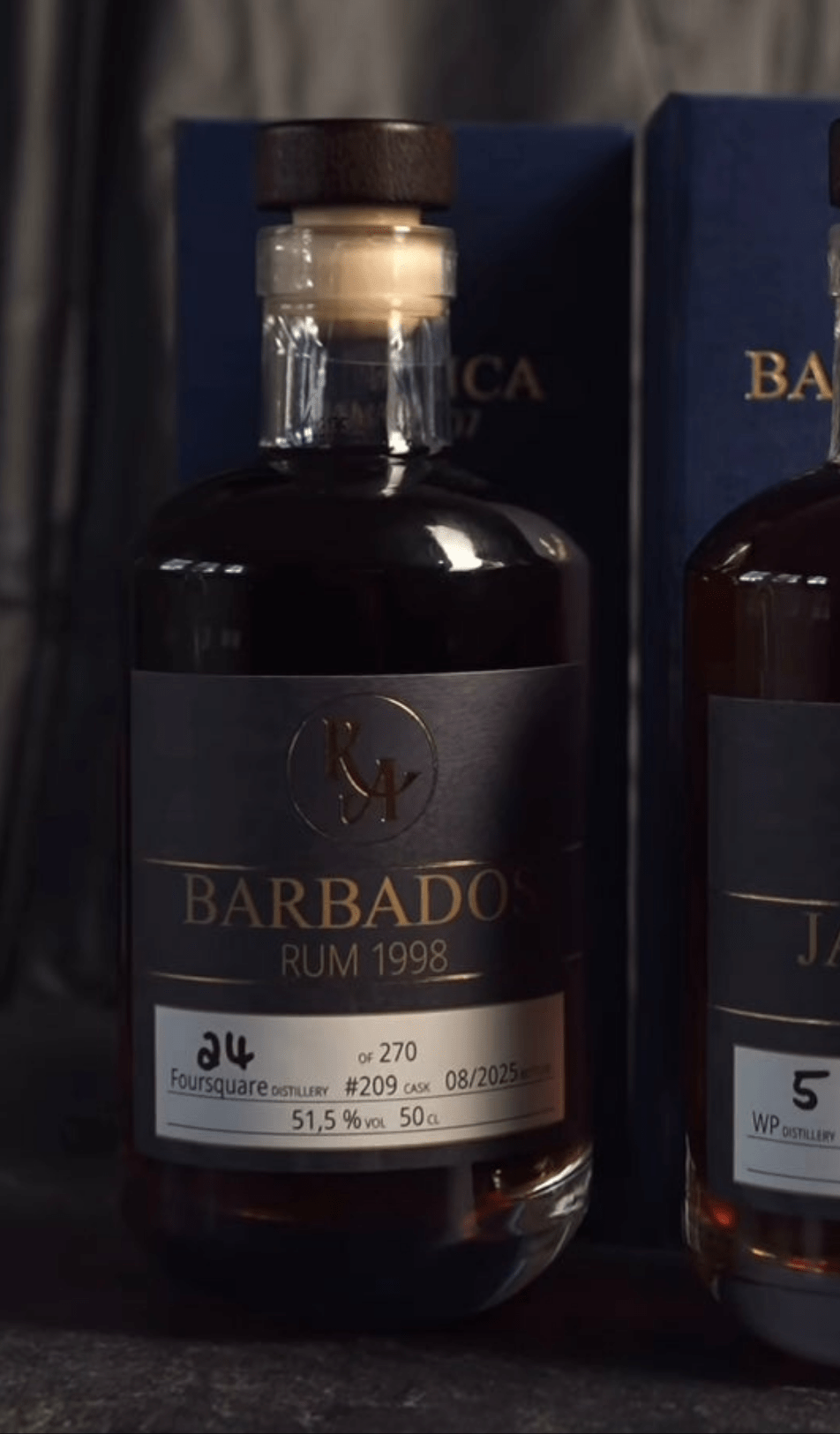 RA Foursquare Barbados 1998 2025 0,5l 51,5% vol. Artesanal Rum Single Cask 209