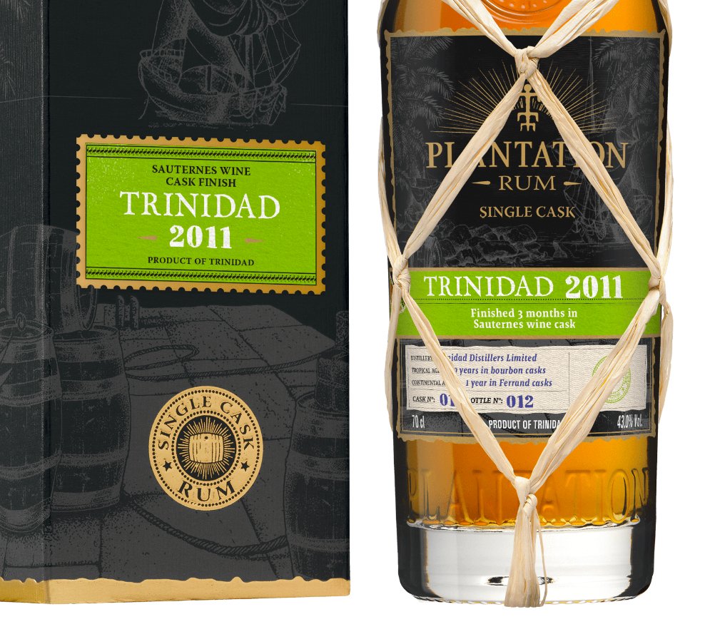 Plantation Trinidad 2011 2022 Sauternes Cask XO 0,7l 42,9 % vol. single cask Rum frd