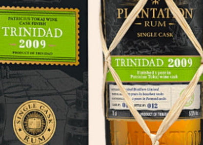 Plantation Trinidad 2009 2022 Tokay wine Cask XO 0,7l 52? % vol. single cask Rum pe Trinidad Distillers