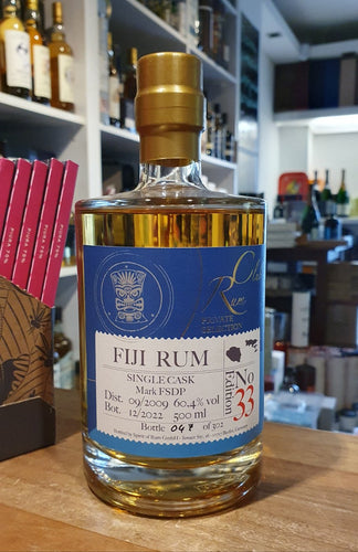 Rumclub Fiji 13y 2009 Ed.33 Marque FSPD 2022 60,4 % 0,5l fl South Pacific Distillery Mark Fehldruck FSDP