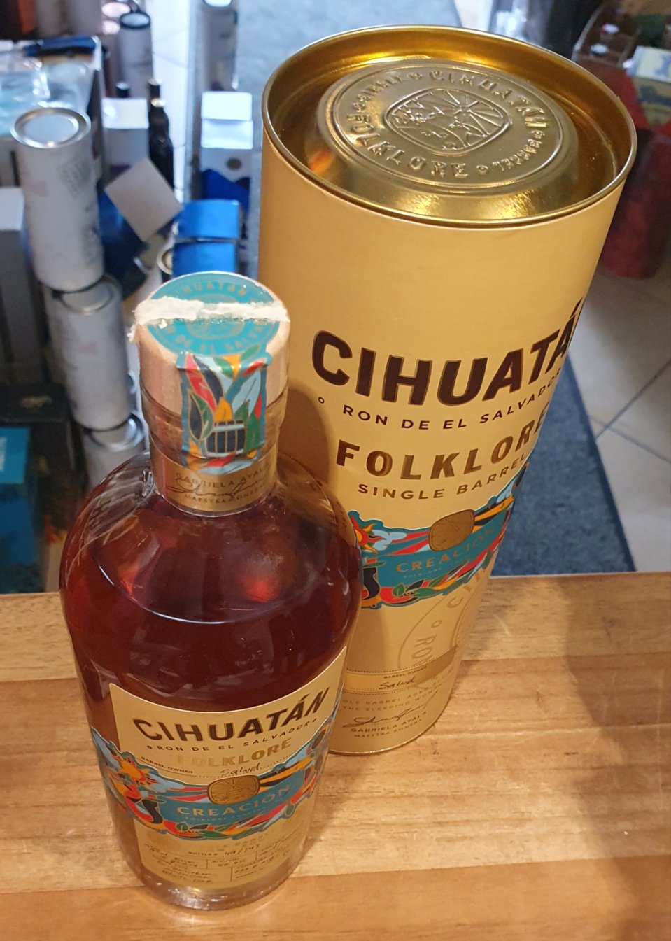 Cihuatan Folklore 16y Single cask 0,7l 55,4% vol. Rum el salvador excl. Salud