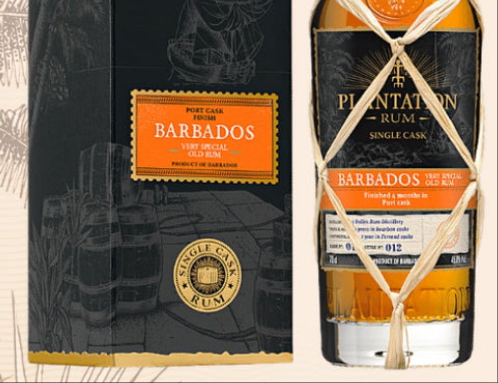 Plantation Barbados VSOR 6 2016 2022 Port cask XO 0,7l 44,9% vol. single cask Rum very special old