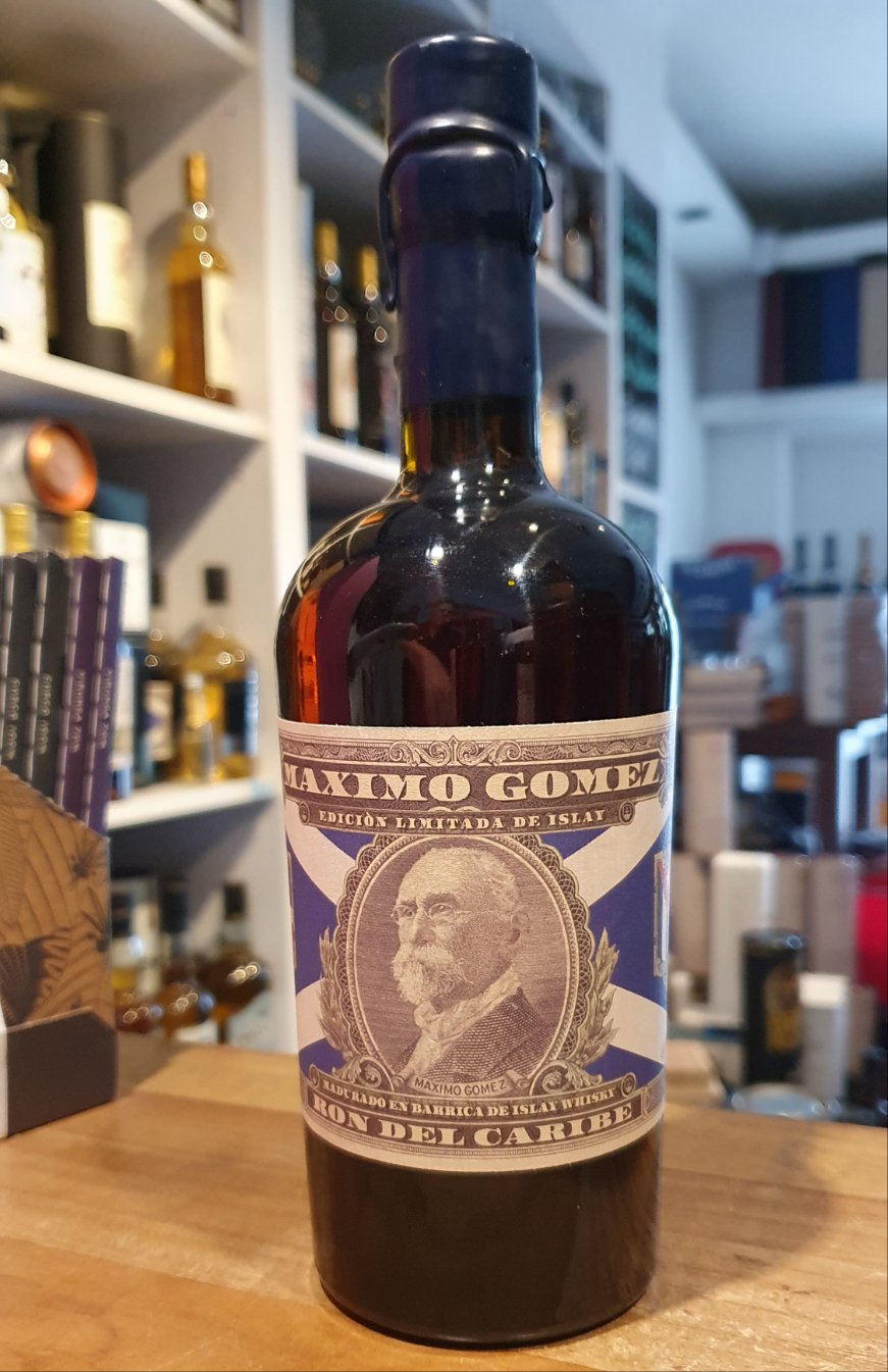 
Maximo Gomez Single cask Rum Laphroaig fass gelagert  45% 0,5 l Dominikanische Republik
stark limitiert ! Handnummeriert ! 