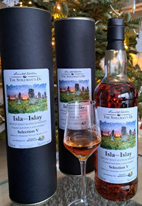 The Stillmans Whisky Isla from Islay Fassabfüllung 2022 in Fassstärke Caol Ila 0,7l 56,6% vol. Selection 5 ( V) 6 Jahre Sherry  ungefiltert ungefärbt unverdünnt  limitiert auf 120 Fl von 360 Fl Fass: Sherry   angenehm torfig und SEHR Sherry lastig 