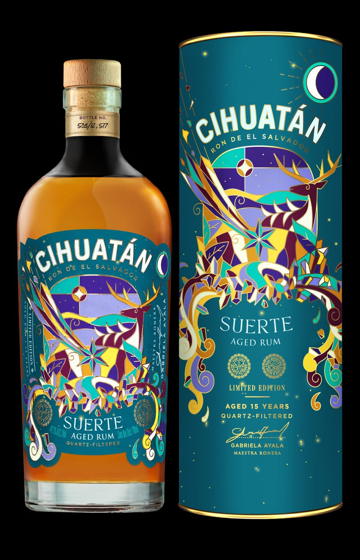Blending Rums Cihuatan Suerte 15 y 2023 0,7l 44,2% vol. Rum el salvador – inn-out-shop