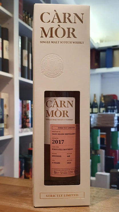Glenlossie 2017 2024 6y sherry butt Carn Mor 54,8% vol. 0,7l Strictly Limited Speyside Whisky