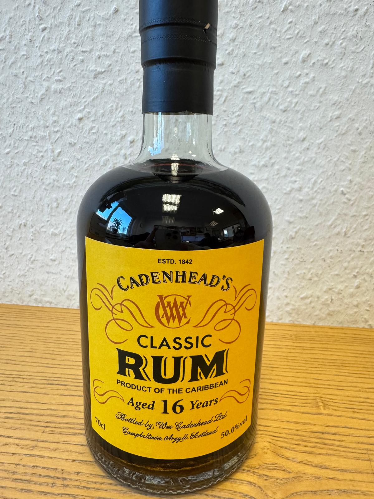 Cadenhead´s klasický 2008 16y limitovaný rum 50 % vol. 0,7l Barbados, GUYANA REV ?
