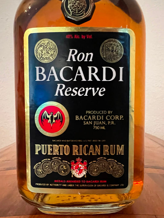 Bacardi Reserve 1990s 0,75l 40% vol. Puerto Rico ? Rum Sonderedition