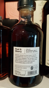 Elements of islay Peat & sherry Islay blend scotch whisky 0,5l 58.2 % vol.