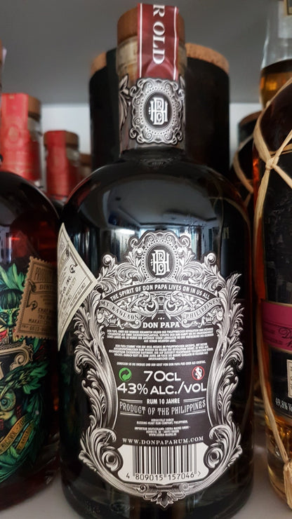 Don Papa Rum 10y mit Korkdeckel 2022 Philippinen 0,7l 43% vol. - inn-out-shop