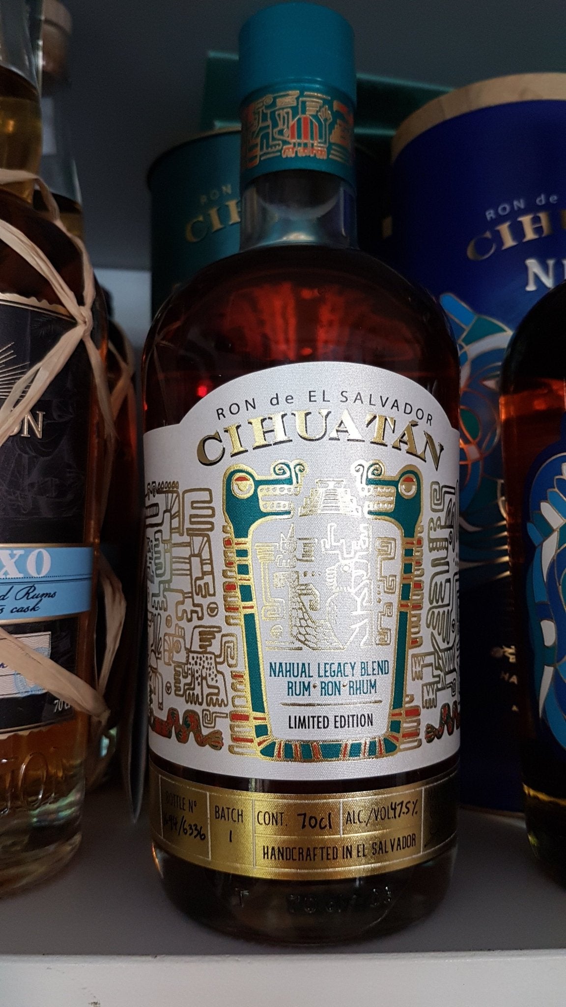 Cihuatan Nahual Lagacy batch 1 Edition blend Rhum Rum aus El Salvador 0.7l 47.5%