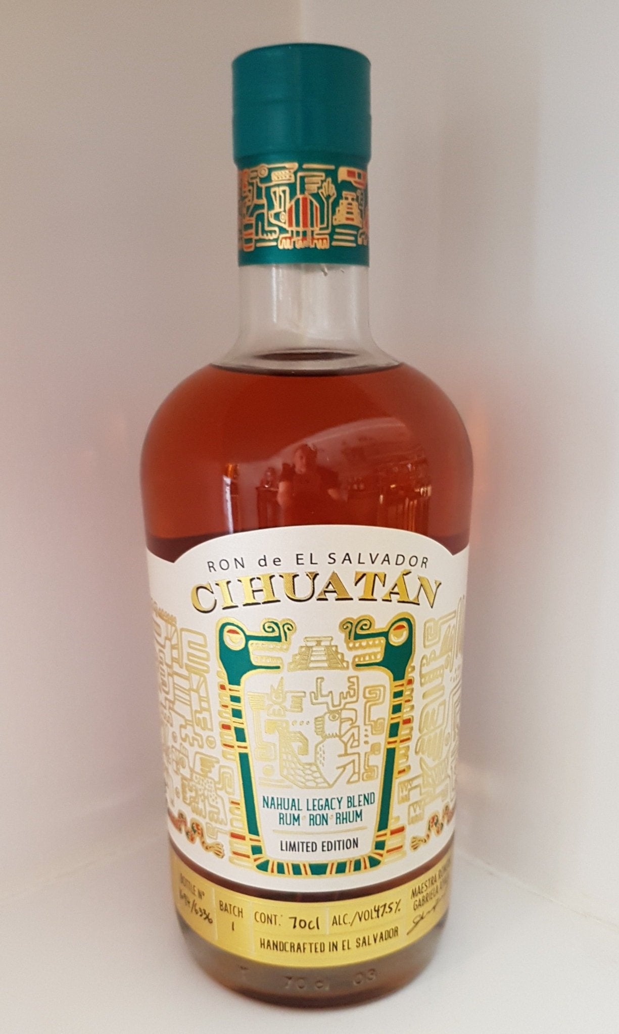 Cihuatan Nahual Lagacy batch 1 Edition blend Rhum Rum aus El Salvador 0.7l 47.5%