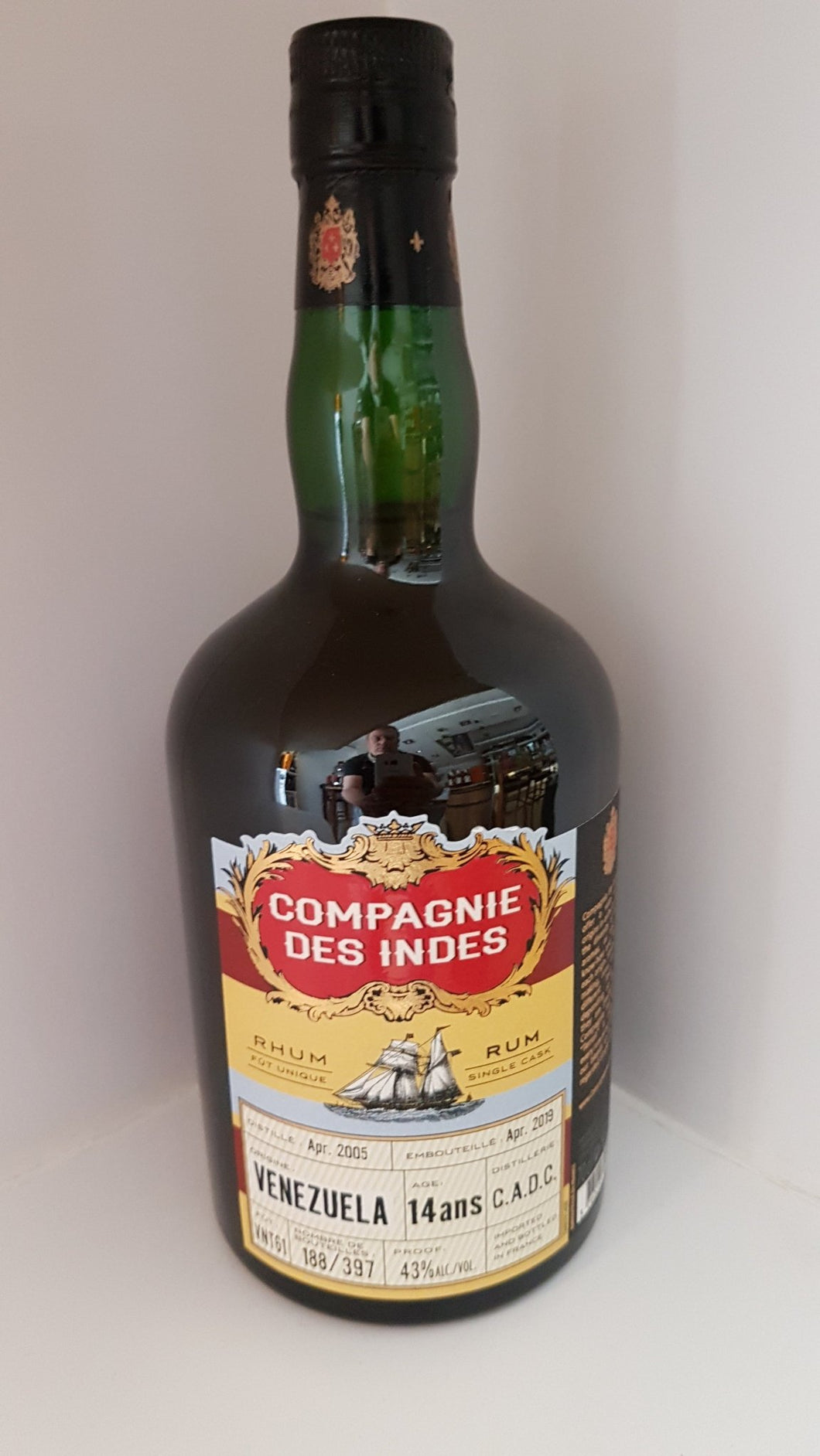 Compagnie des Indes Rhum Rum Venezuela 14 0.7l 43% Fassabfüllung Sonderedition limitiert auf ein Fass