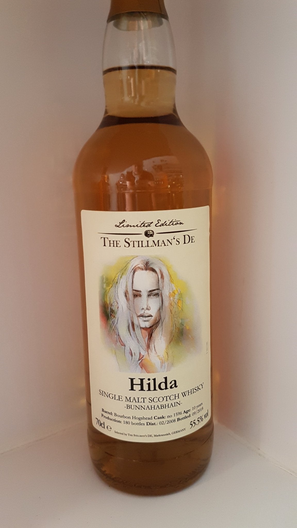 Le whisky The Stillman´s Hilda Bunnahabhain 0,7l 55.5%