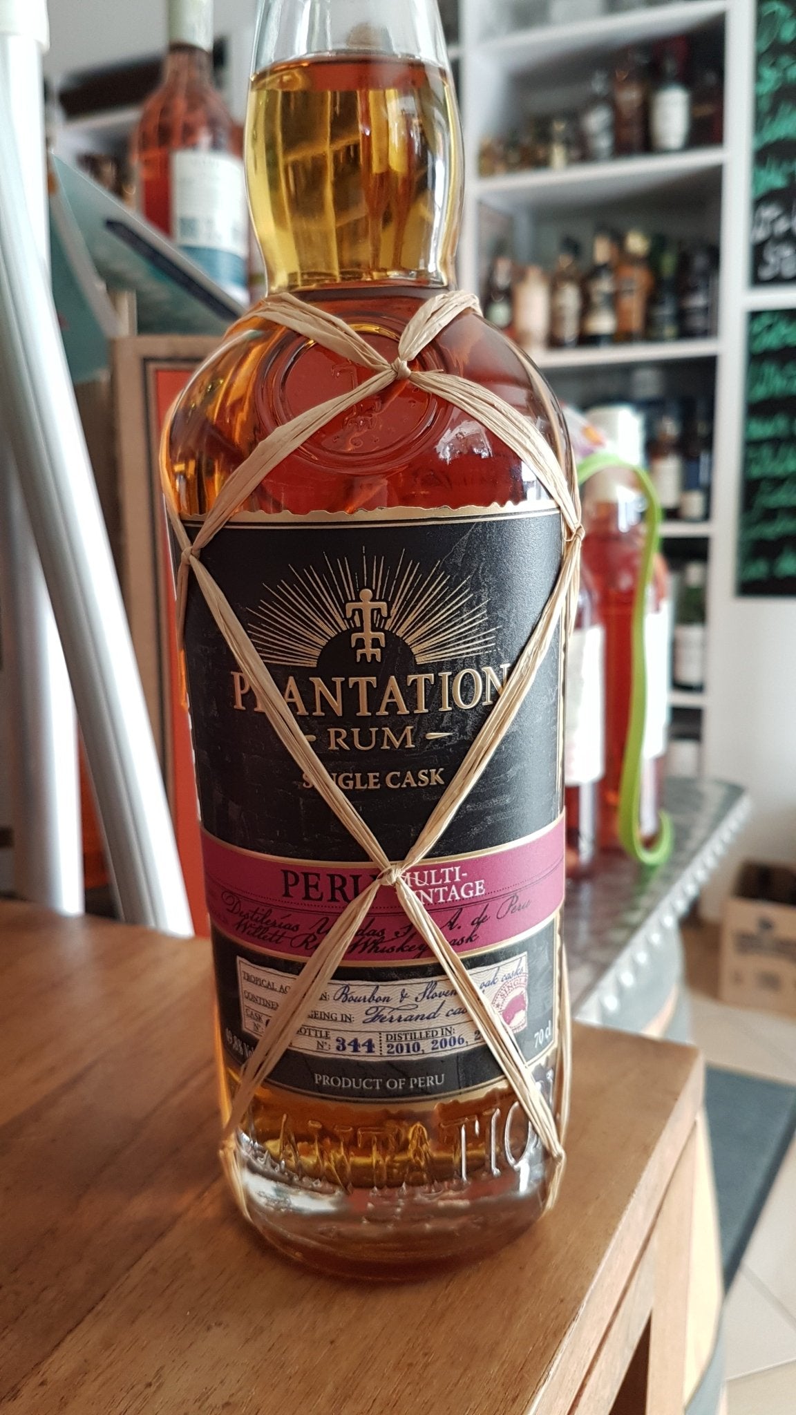 Plantation Rum Peru Multi 2010 2006 2004 / 2018 0,7l 49,8% single cask rye whisky cask bottling limited edition