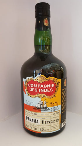 Compagnie des Indes Rhum Rum Panama 11 0.7l 61,2 % Fassabfüllung Sonderedition limitiert auf ein Fass