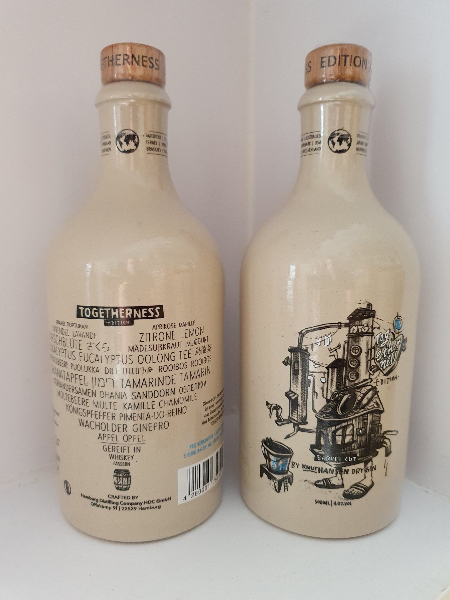 Knut Hansen Gin Togetherness Edition 0,5L 44% Vol. Flasche Inn-out-shop