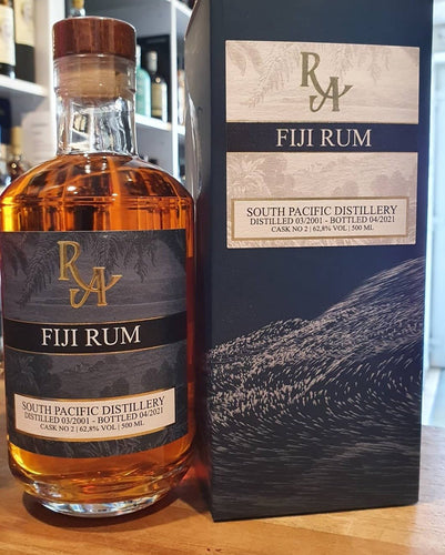 RA Rum Artesanal single cask Rum Fiji South Pacific Dist 20Jahre 62,8% 0,5 l single cask Single Pot Still  #2 2001 2021