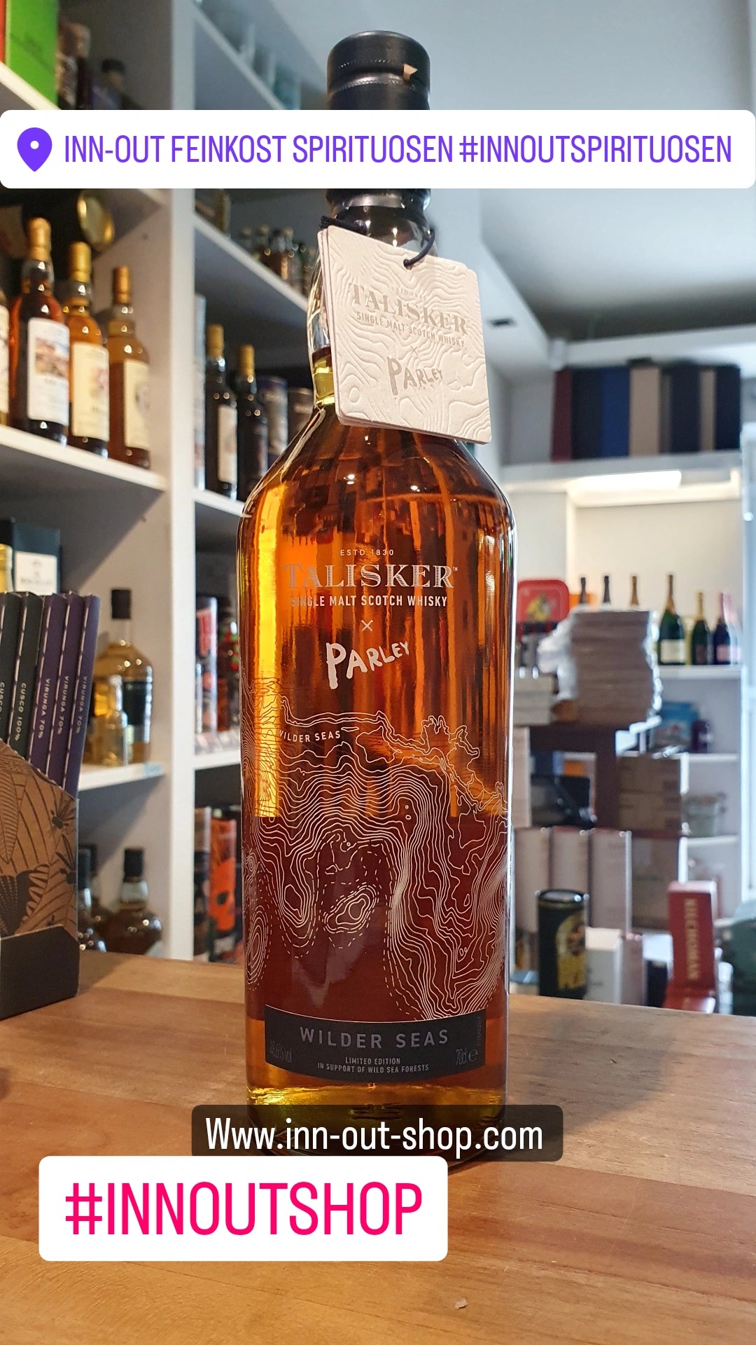 Talisker x Parley 2023 Single malt 0,7l 48,6% vol. limited edition made by the See wilder seas Scotch Whisky