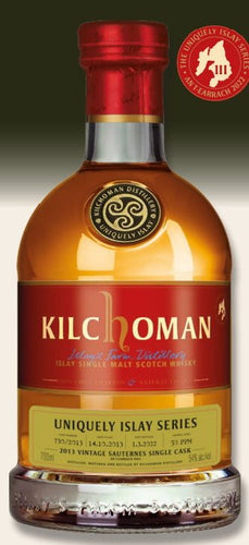 Kilchoman an T-earrach 2022 2013 Sautern cask Edition Uniquely Islay Series Vintage 0.7l 54% Fassstärke #730 cask single