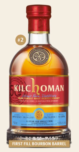Kilchoman Vintage 2010 13y 2024 Oloroso 0,7l 53,8 %vol. Whisky single cask #479