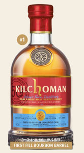 Kilchoman Vintage 2014 2024 0,7l 55,3 %vol. Whisky single cask #650 Bourbon fin. 20 ppm
