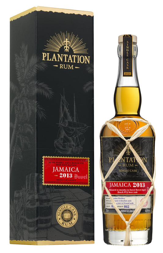 Plantation Jamaica 2013 Duvel pot 5498 2021 XO 0,7l 43,1% vol. single cask rum cask bottling Clarendon Distillery