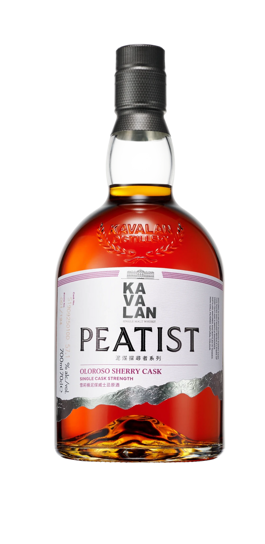 Kavalan Peatist Ex - Sherry vol 0,7l Fl 58,6%vol. Tchajwanská whisky