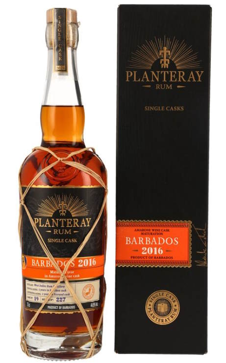 Planteray Barbados 2016 2024 Amarone cask 0,7l 44,9 % vol. single cask Rum Plantation ki