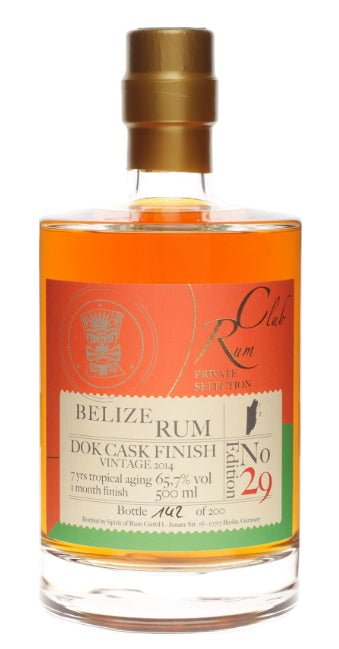 Rumclub Ed.29 Belize DOK cask finish Vintage 2014  65,7% vol. 0,5l  Single cask Rum club