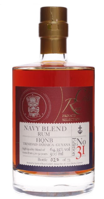 Rumclub Ed.31 Trinidad Jamaica Guyana blend 64,35% vol. 0,5l Single cask Rum club - inn-out-shop