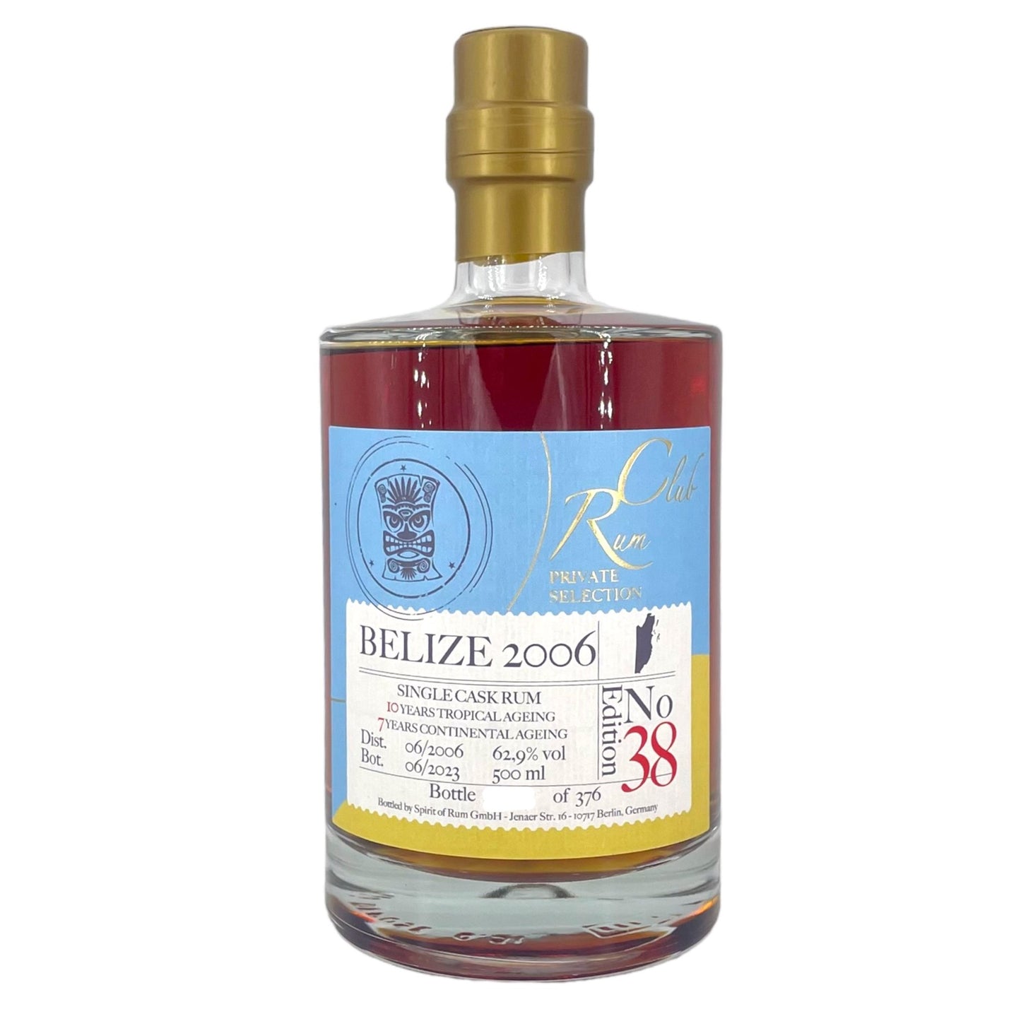 Rumclub Ed.38 Belize 2006 62.9% vol. 0.5l Single cask Rum club - inn-out-shop