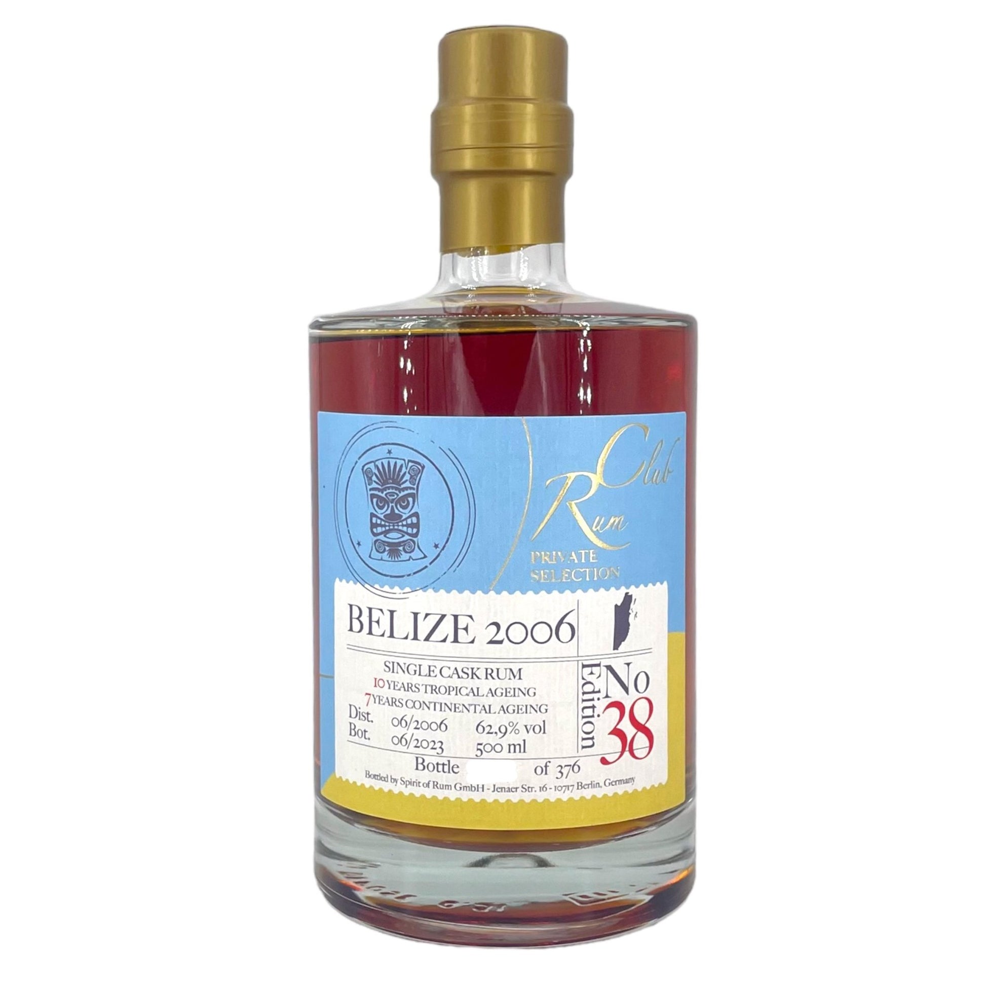 Rumclub Ed.38 Belize 2006 62.9% vol. 0.5l Single cask Rum club - inn-out-shop