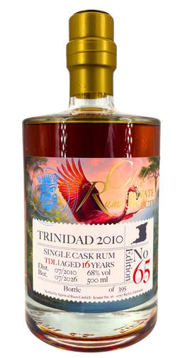 Rumclub Ed. 65 Trinidad 2010 TDL 68% vol. 0,5l Single cask Rum club