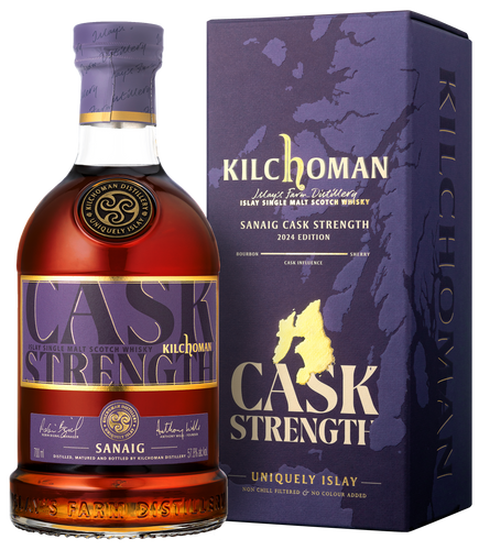 Kilchoman Sanaig cask strength Edition 2024 0.7l 57,8 % scotch whisky limitiert dark batch