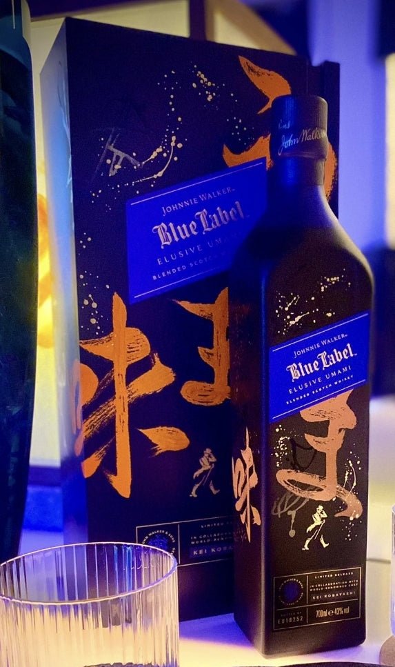 Johnnie Walker Umami Elusive blue Label 0,7l 43% vol. Blended Malt Scotch Whisky - inn-out-shop