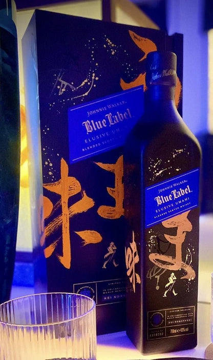 Johnnie Walker Umami Elusive blue Label 0,7l 43% vol. Blended Malt Scotch Whisky - inn-out-shop