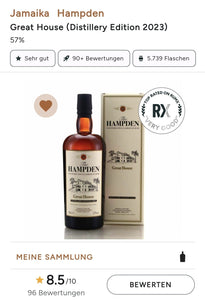Hampden Great House Distillery 2023 Jamaica 0,7l 57% vol. Rum single cask