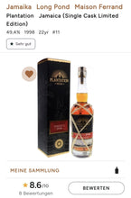 Load image into Gallery viewer, Plantation Jamaica 1998 CRV 2021 XO 0,7l 49,4% vol. single cask Rum Sonderedition Long Pond Distillery
