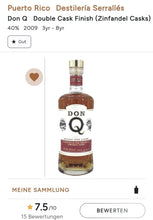 Cargue la imagen en el visor de la galería,Don Q Zinfandel cask Rum 0,7l 40% vol. Puerto Rico
