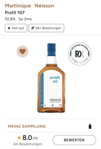 Neisson Profil 107 52,8% vol. 0,7l in GP Rum Agricole Rhum Martinique AOC