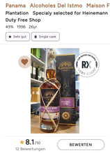 Load image into Gallery viewer, Plantation Panama 1996 2022 Ambre cask Heinemann 0,7l 49 % vol. single cask Rum
