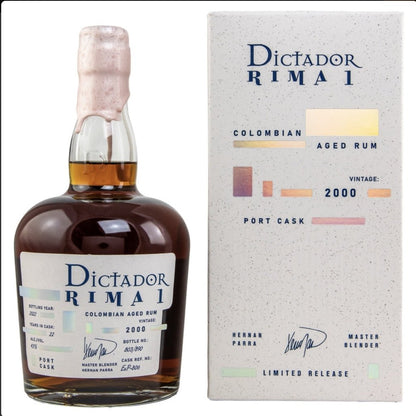 Dictador Rima 2000 Port 2022 0,7l 43 % vol.