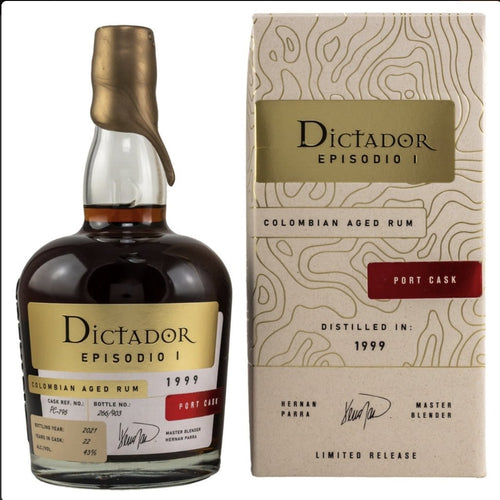 Dictador Episodio I 1999 Port cask 2021 0,7l 43% vol.