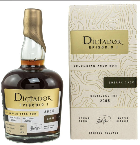 Dictador Episodio I 2005 sherry 2021 0,7l 44% vol.